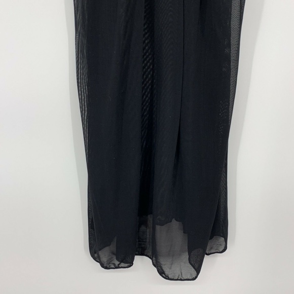 Tart Noir Lingerie Babydoll Chemise Womens Small Black Beige Lace Panties NWT - Picture 4 of 8